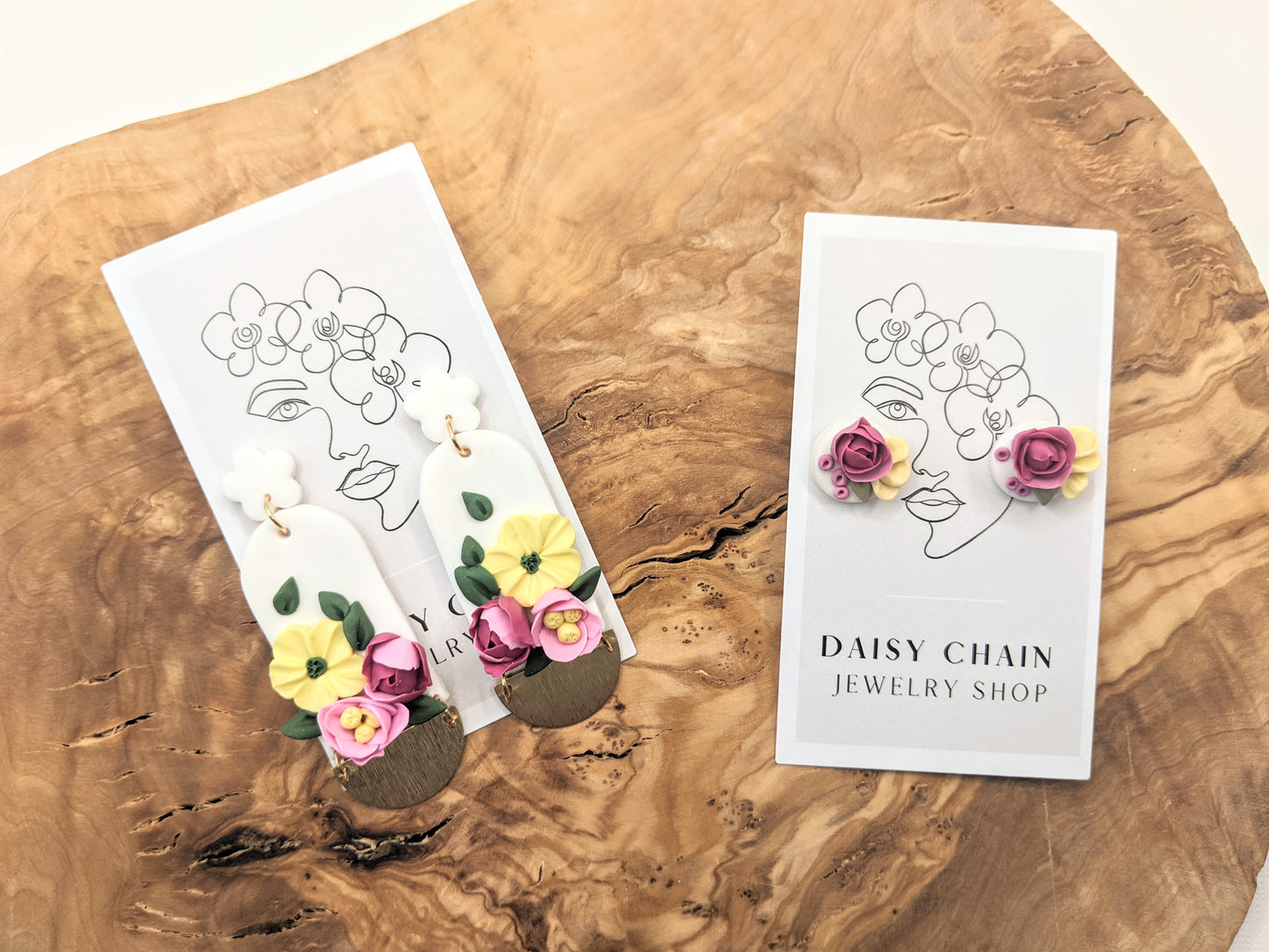 Mixed Color Blossom Studs